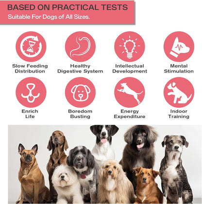 Köschner™ Interactive Slow Feeder Puzzle Ball for Dogs