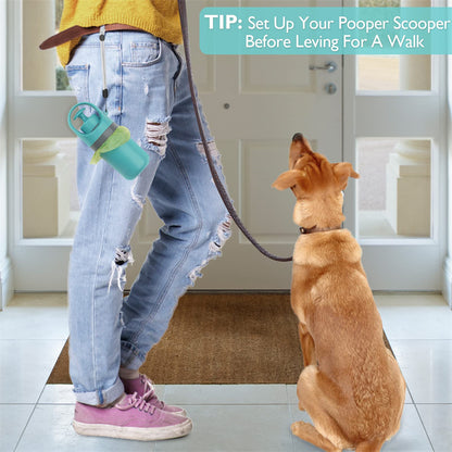 Köschner™ Portable Pet Waste Scooper with Built-In Bag Dispenser