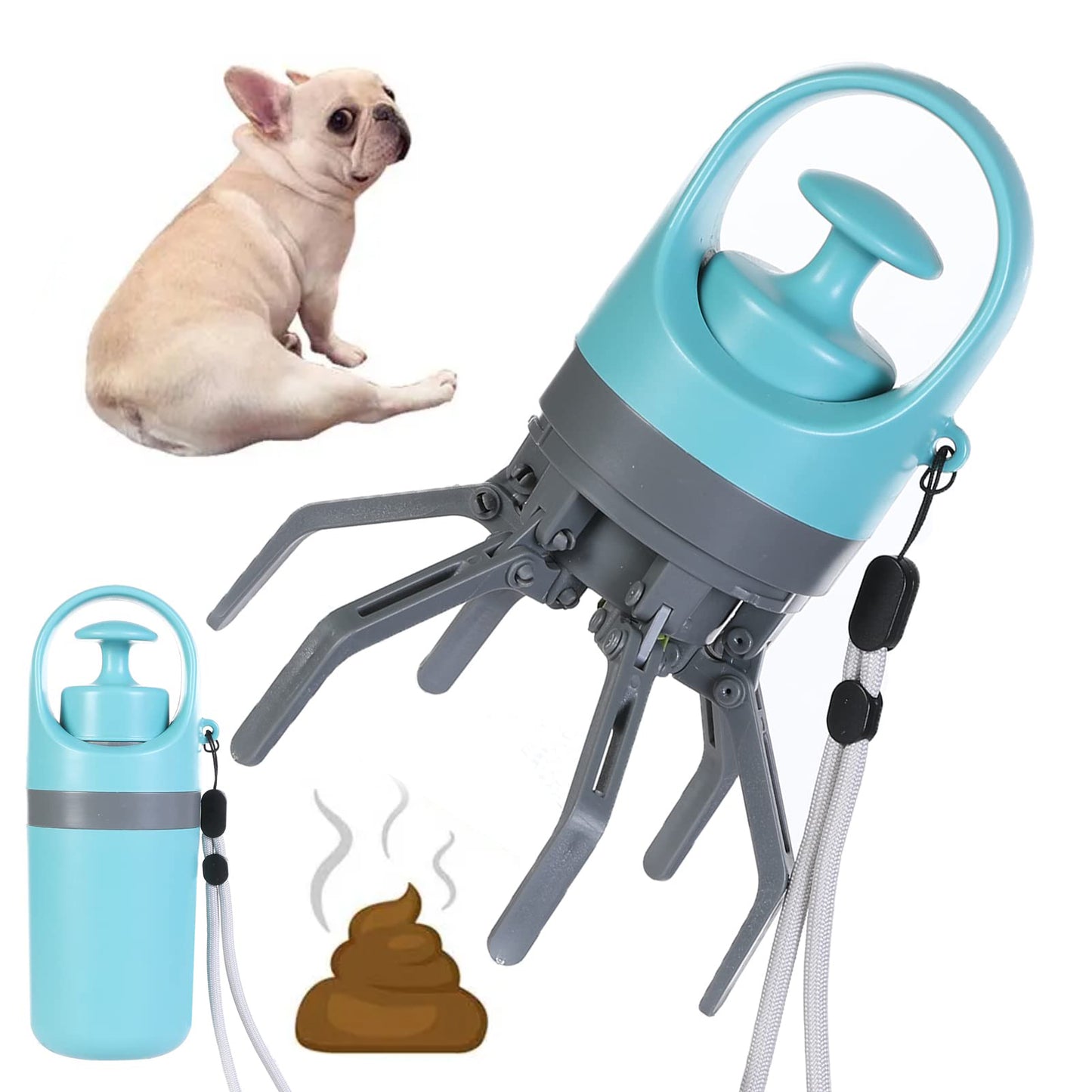 Köschner™ Portable Pet Waste Scooper with Built-In Bag Dispenser