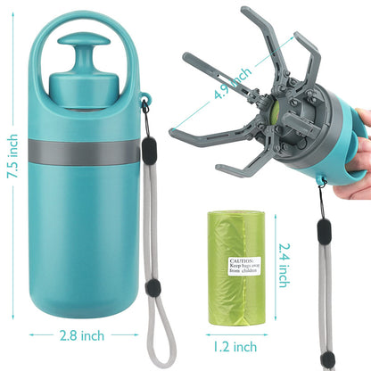 Köschner™ Portable Pet Waste Scooper with Built-In Bag Dispenser