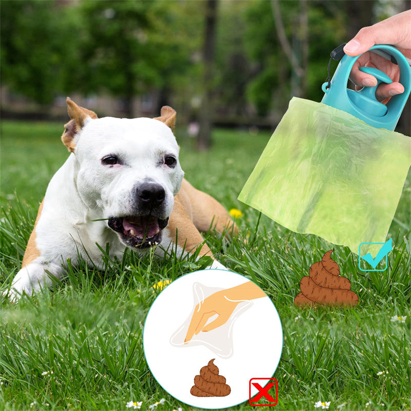 Köschner™ Portable Pet Waste Scooper with Built-In Bag Dispenser